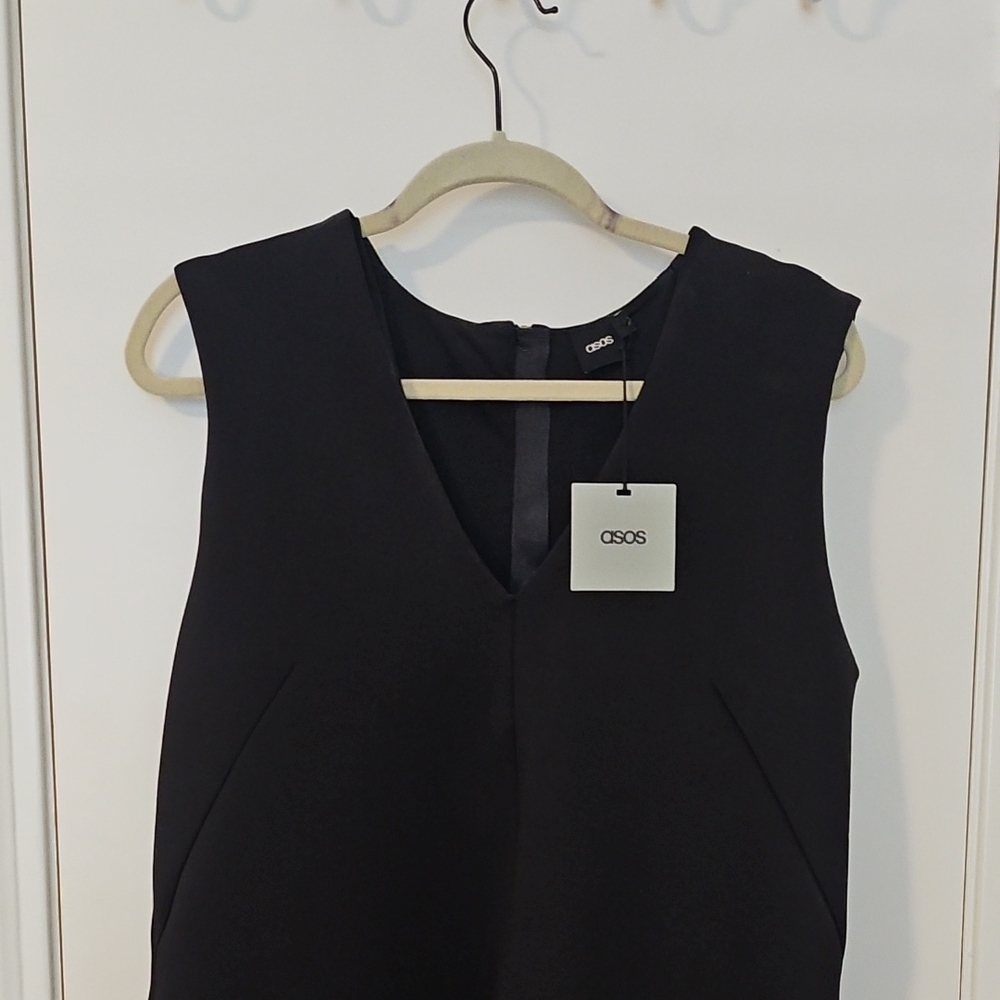 ASOS V-Neck Black Mini Dress